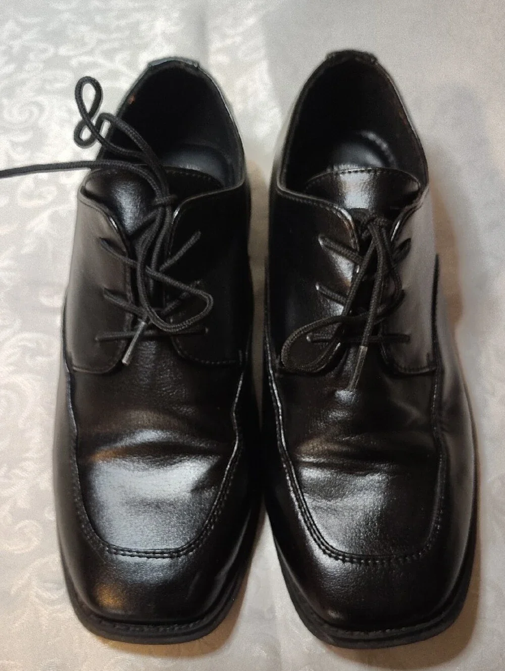Sonoma Black Kids Dress Shoes Lace-Up Oxfords
